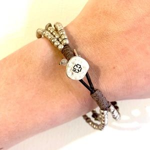 🆕 Vintage Lucky Brand Jeans 🍀 Silver Bracelet